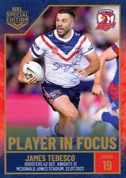 2022 NRL Player In Focus #IF19 James Tedesco Front